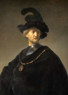 Old Man with a Gold Chain