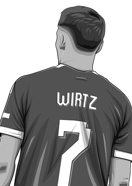 Florian Wirtz Black and White Version