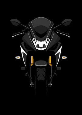 Yamaha R6 Motorcycle Front View