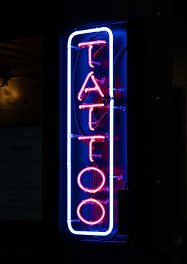 Neon Tattoo Sign