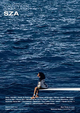 SZA SOS Album Cover Art