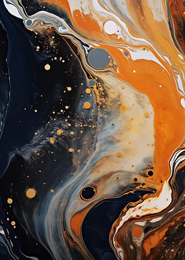Abstract Fluid Texture Art