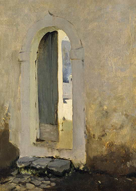 Open Doorway Painting