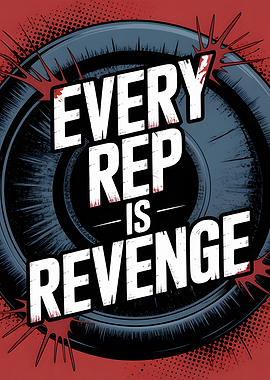 Every Rep is Revenge Fitness Motivation