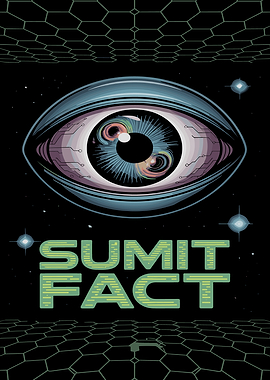 Eye in Space with Text