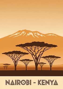 Nairobi Kenya Landscape Art