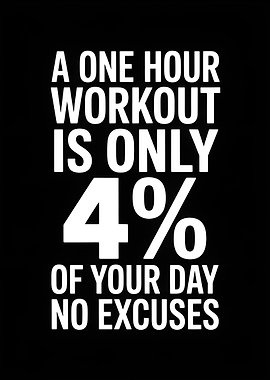 Workout Motivation: 4% of Your Day