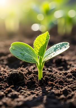 Young Sprout in Soil