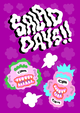 Salad Days! Cartoon Illustration