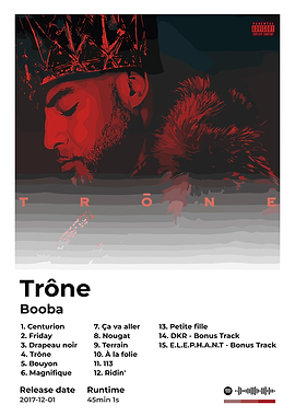 booba Trône Album Cover