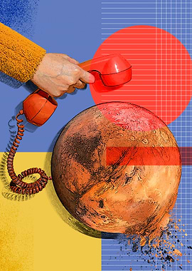 Calling Mars: Retro Communication