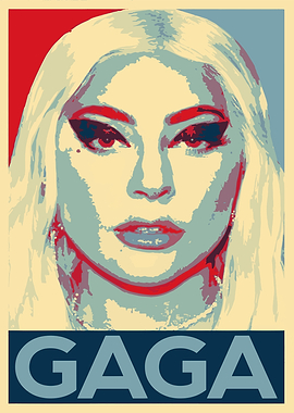 Lady Gaga Hope Poster Style