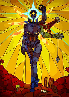 Ultrakill V1 Stained Glass Art