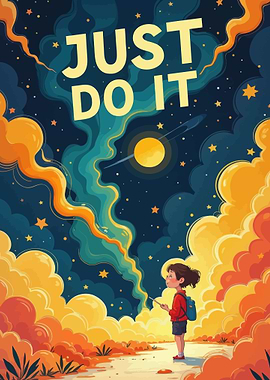Just Do It: Inspirational Sky Art