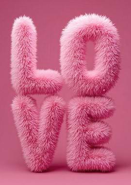 Fuzzy Pink Love