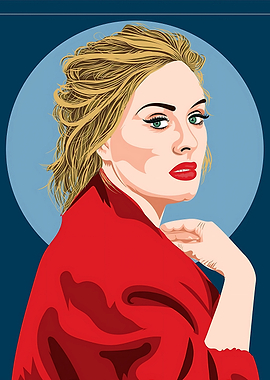 Adele Portrait Illustration