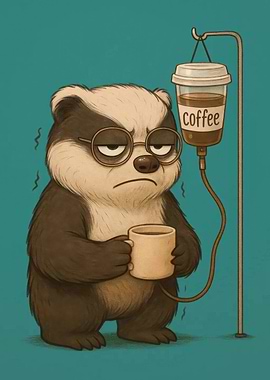 Grumpy Badger Coffee IV Drip