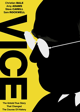 Vice Movie Poster Minimalist Design