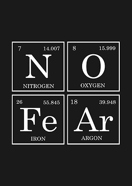 No Fear Periodic Table Elements