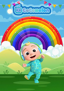 Cocomelon JJ with Rainbow