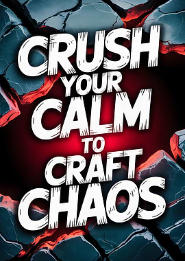 Crush Your Calm to Craft Chaos
