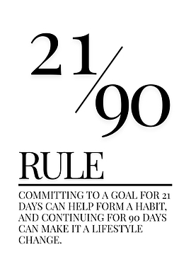21/90 Rule Motivational