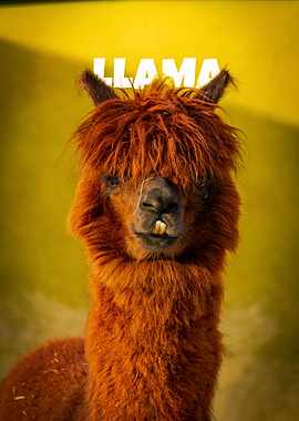 Llama Portrait