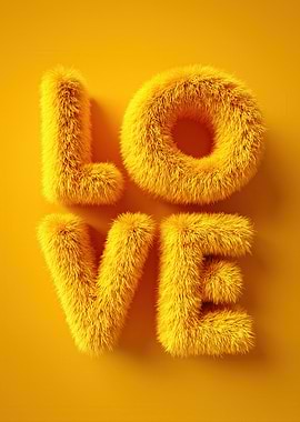 Fluffy Yellow Love