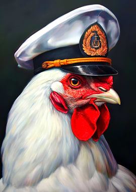 Chicken Captain Portrait