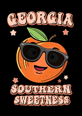 Georgia Peach Souvenir Southern Sweetness Georgia