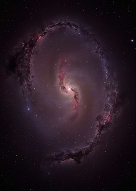 Ring Galaxy in Deep Space