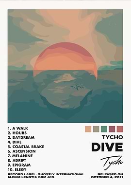 Tycho Dive Album Cover Art