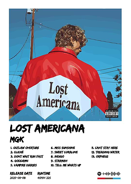 MGK Lost Americana Album Cover