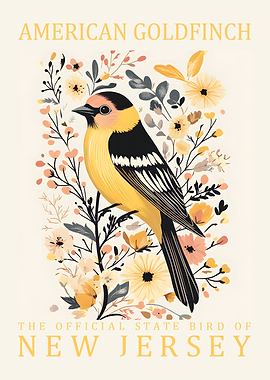 American Goldfinch New Jersey State Bird