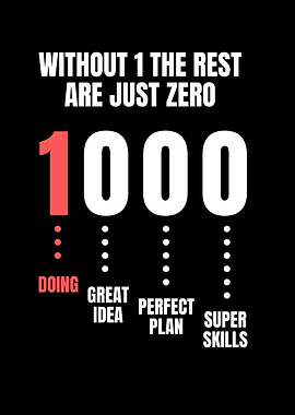 Motivational Quote: Without 1 the Rest