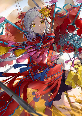 Girl in Traditional Chinese Dress