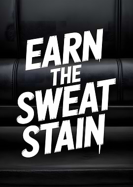 Earn the Sweat Stain Motivation