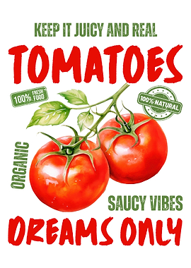 Organic Tomato Fresh Garden Veggie Lover