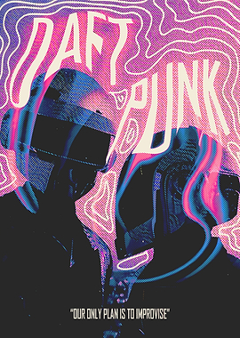 Daft Punk Poster Art