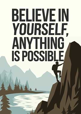 Believe in Yourself, Anything is Possible