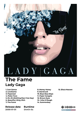 Lady Gaga - The Fame Album Cover