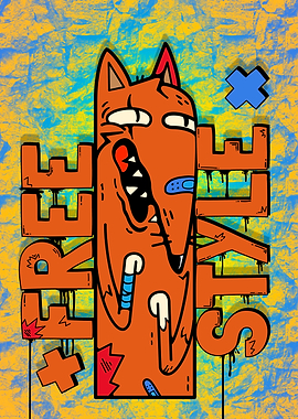 Freestyle Cartoon Fox