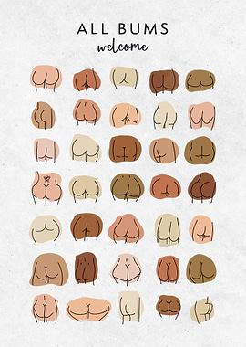 All Bums Welcome Illustration