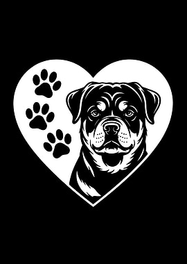 Rottweiler Valentine's Day
