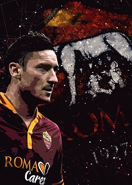 Francesco Totti AS Roma Artwork