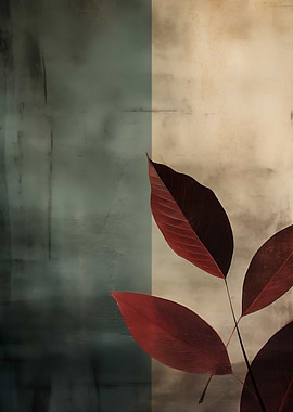 Red Leaves Split texture