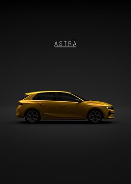 Opel Astra 2023 Yellow