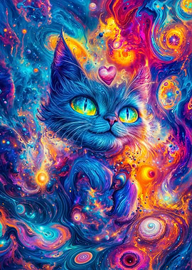 Cosmic Love Cat