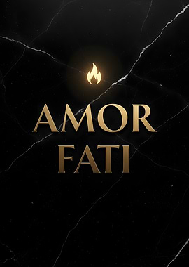 Amor Fati on Black Marble