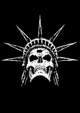 Statue of Liberty Skull